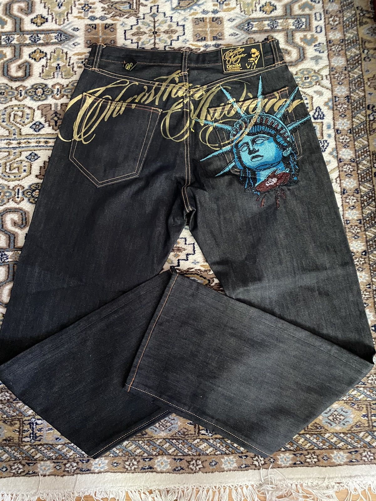 Harajuku Y2k 2000s Women Cloth - Embroidery Jeans Sakura review and price