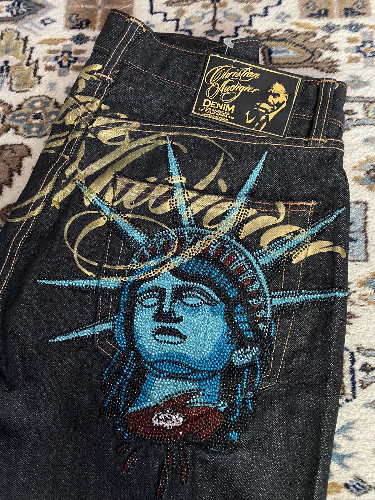 Harajuku Y2k 2000s Women Cloth - Embroidery Jeans Sakura review and price