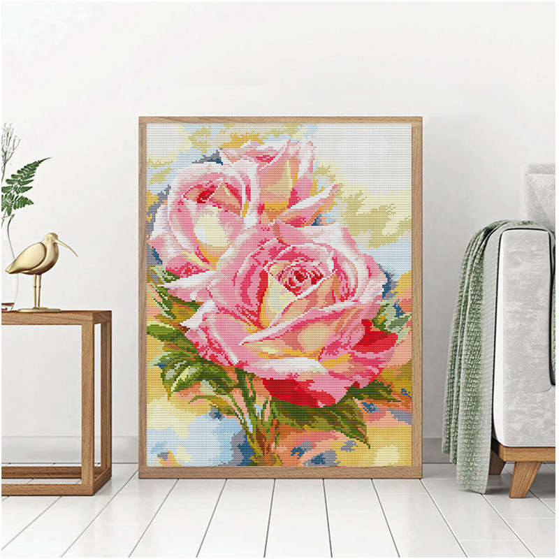 Joy Sunday Cross Stitch Kit DI - Embroidery Rose Stitch review and price
