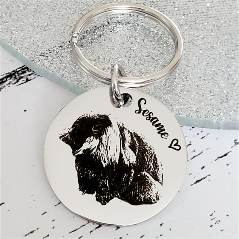 Animal Paw Print Keychain Cust - Embroidery Alphabet review and price