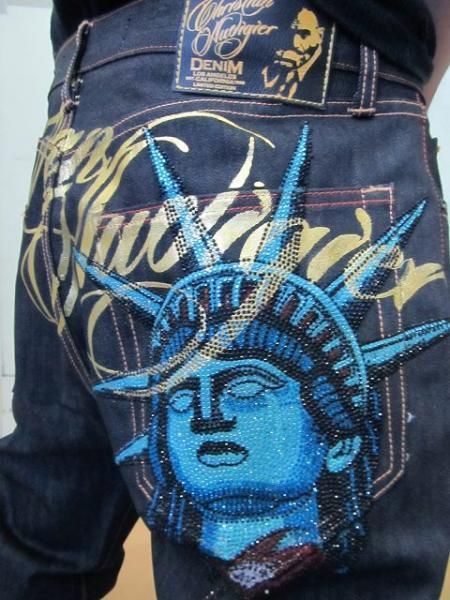 Vintage Statue of Liberty Diam - Embroidery Jeans Sakura review and price