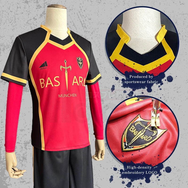 ✜2026❤ HOLOUN Blue Lock Anime  - Embroidery Red review and price