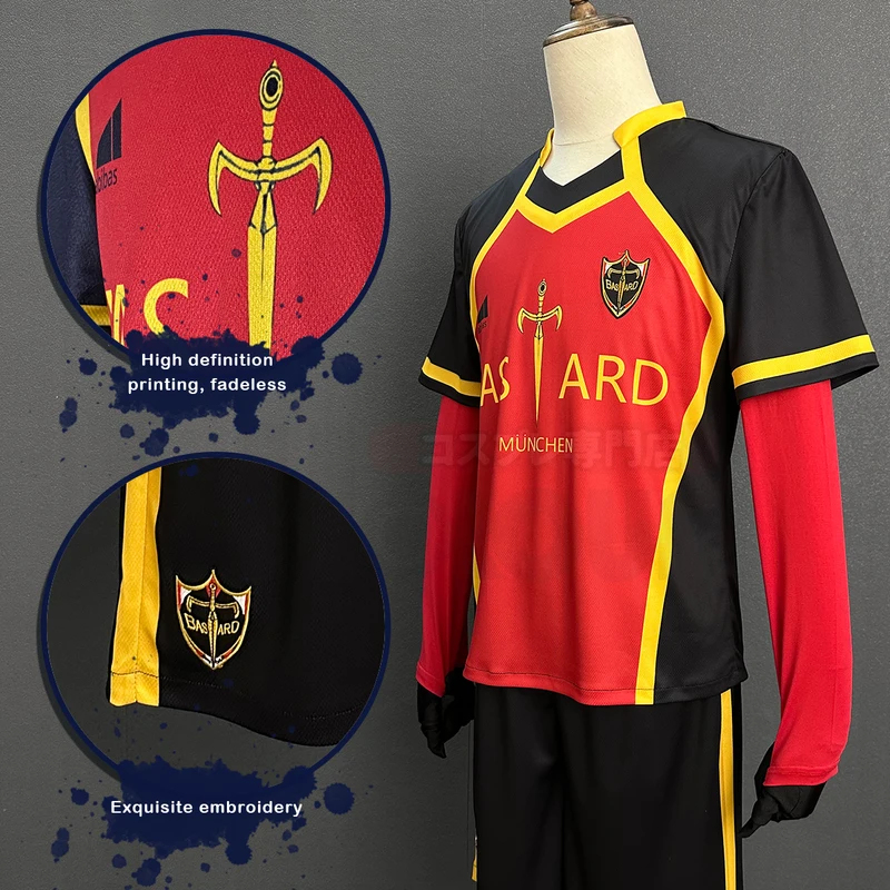 ✜2026❤ HOLOUN Blue Lock Anime  - Embroidery Red review and price