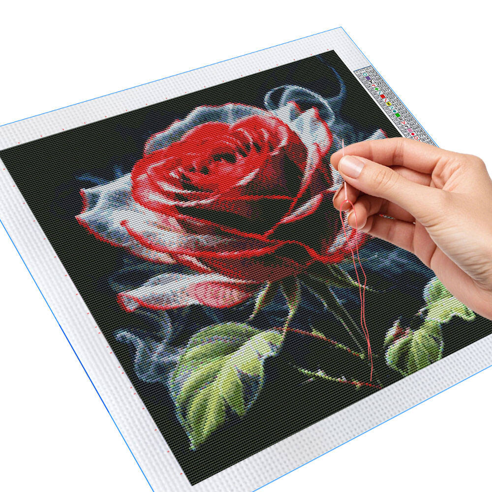 DIY Rose Flower Cross Stitch K - Embroidery Rose Stitch review and price