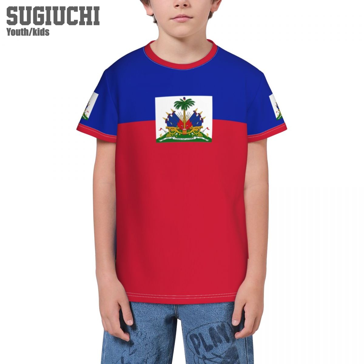 Custom Name Number Haiti Flag  - Embroidery Alphabet review and price