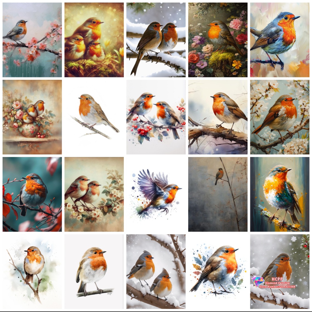 unframe Robin Bird Cute Robin  - Embroidery Ideas review and price