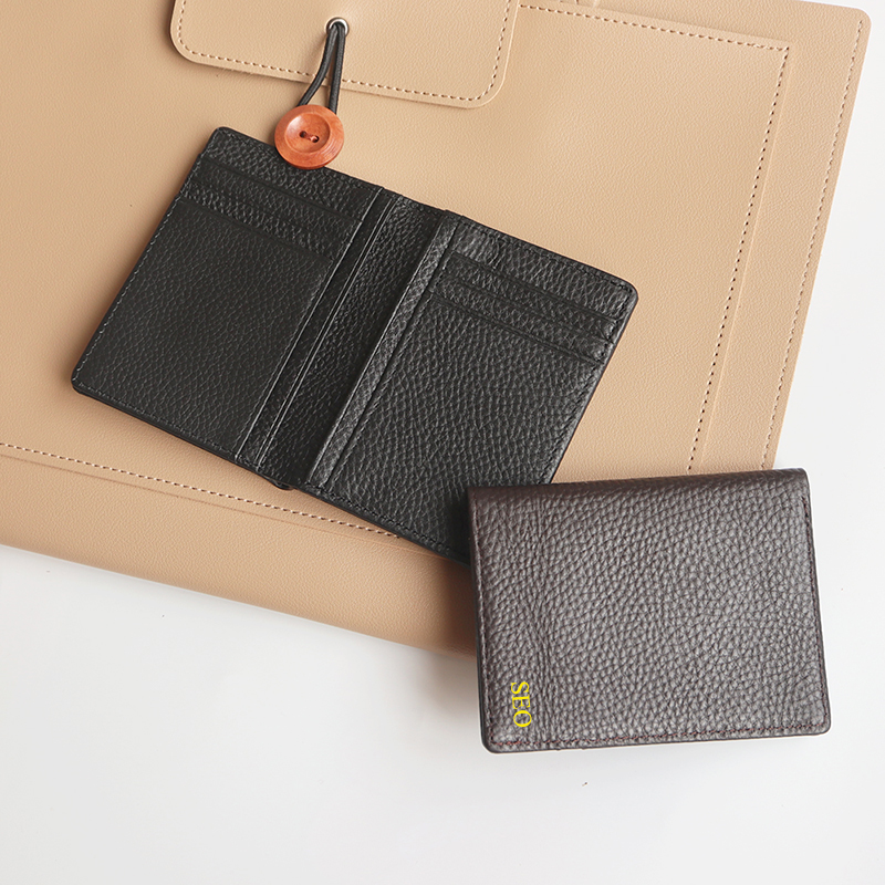 Genuine Leather Card Holder Ma - Embroidery Alphabet review and price