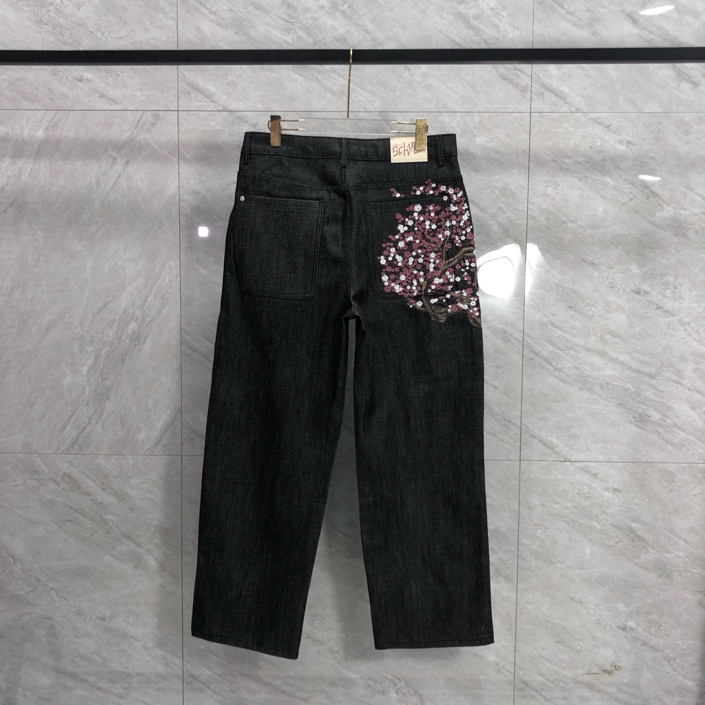 Derschutze Heavy Industry Embr - Embroidery Jeans Sakura review and price