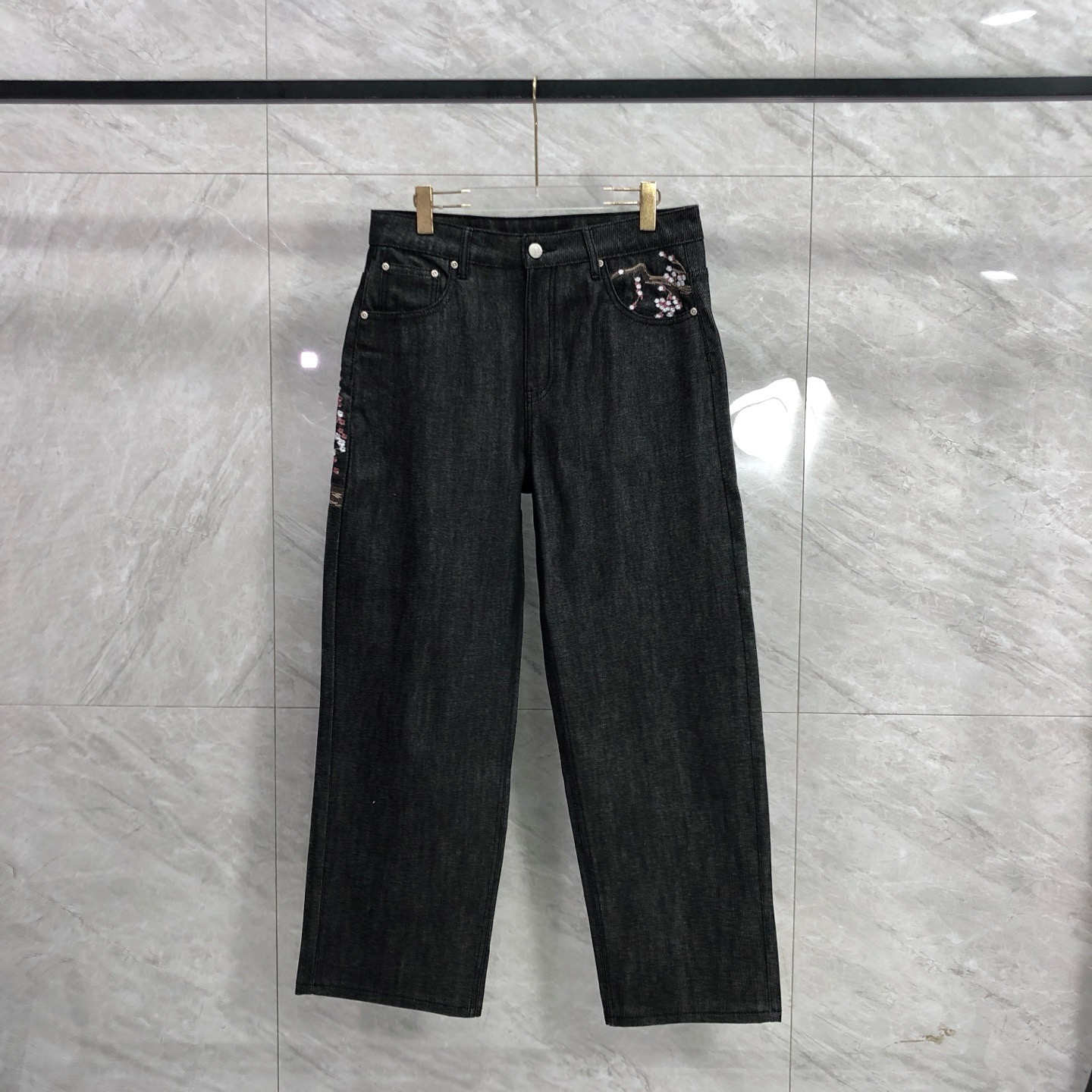Derschutze Heavy Industry Embr - Embroidery Jeans Sakura review and price