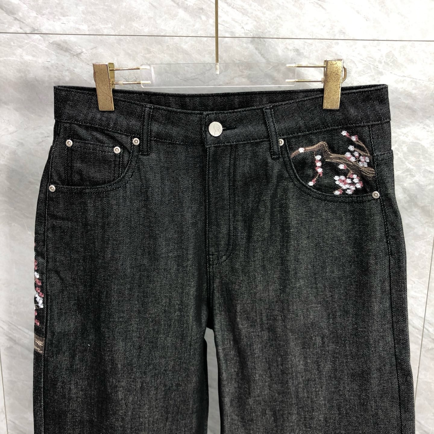 Derschutze Heavy Industry Embr - Embroidery Jeans Sakura review and price