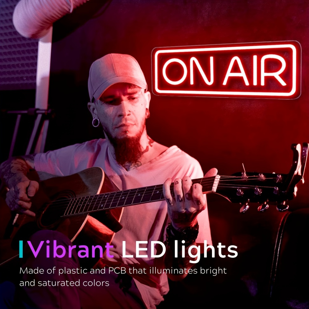 ON AIR Neon Signs - LED Live O - Embroidery Studio review and price