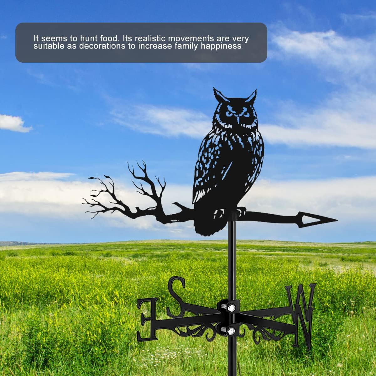 Owl Vane, Simulation Art, Home - Embroidery Garden review and price