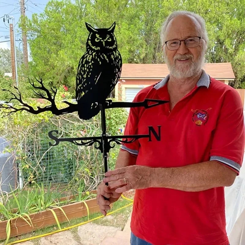 Owl Vane, Simulation Art, Home - Embroidery Garden review and price