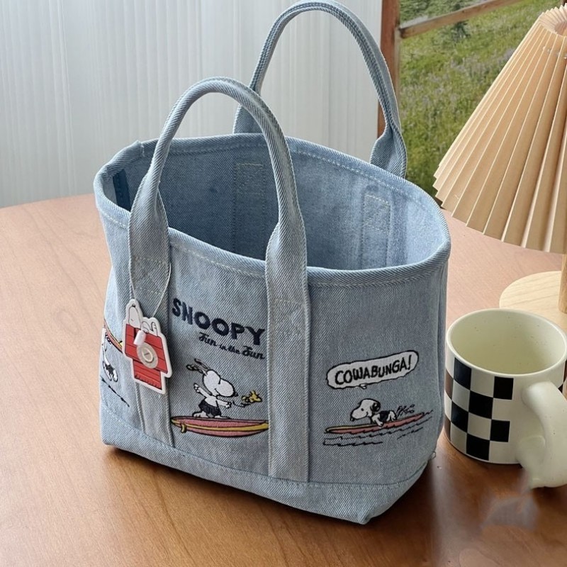 Snoopy Canvas Bag Cute Embroid - Embroidery Xmas review and price