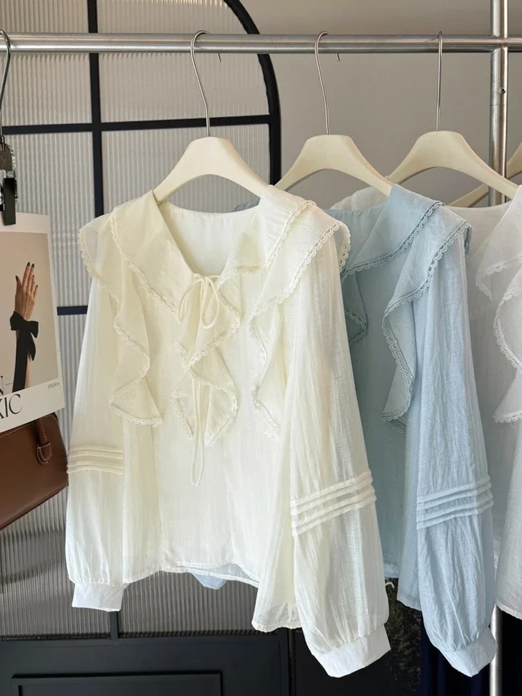 French V-Neck Chic Long Sleeve - Embroidery Fashion review and price