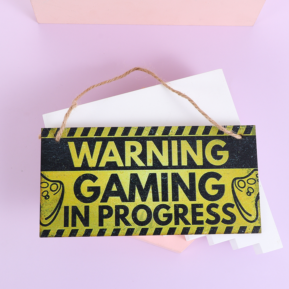 1PC Gaming Room Sign Wood Plaq - Embroidery Studio review and price