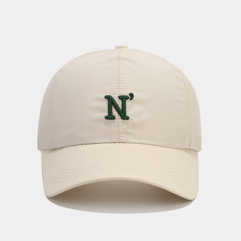 Quick Dry Mesh Baseball Cap wi - Embroidery Letter N review and price