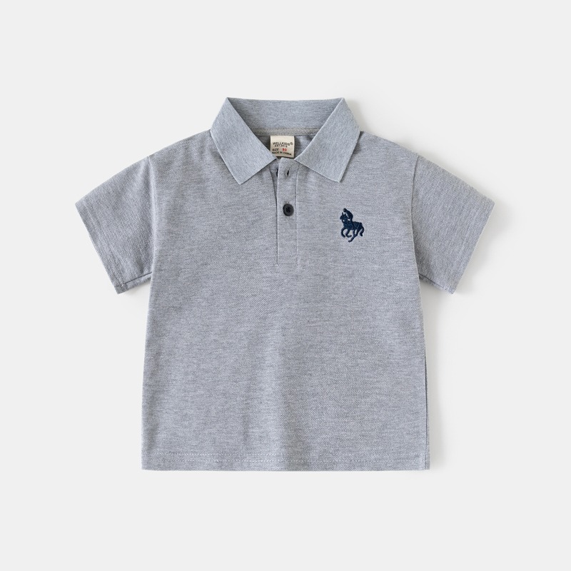 HoneyCherry Boys Polo Shirt Sh - Embroidery Design Logo review and price