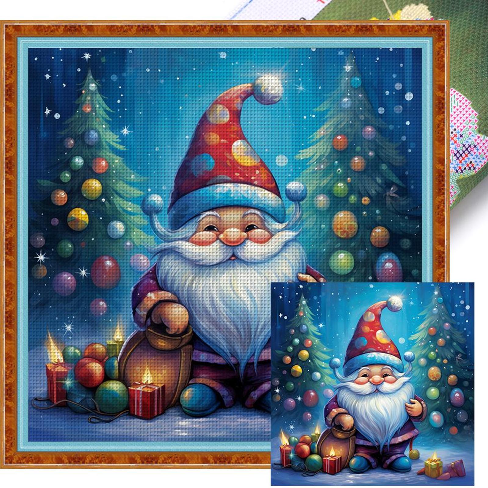 Xmas Goblin Stamped Cross Stit - Embroidery Xmas Kits review and price